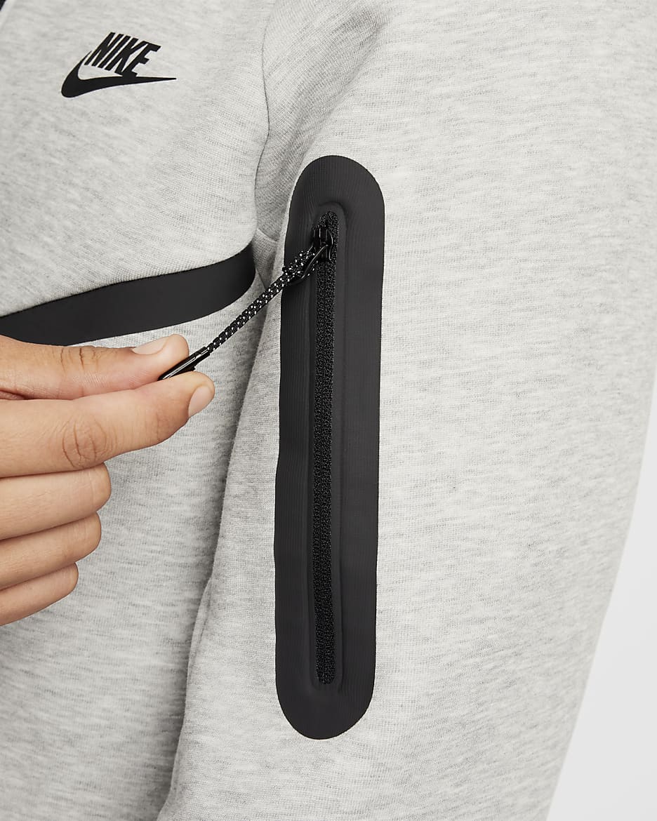 Nike Tech Windruner - Dark Grey Heather/Noir