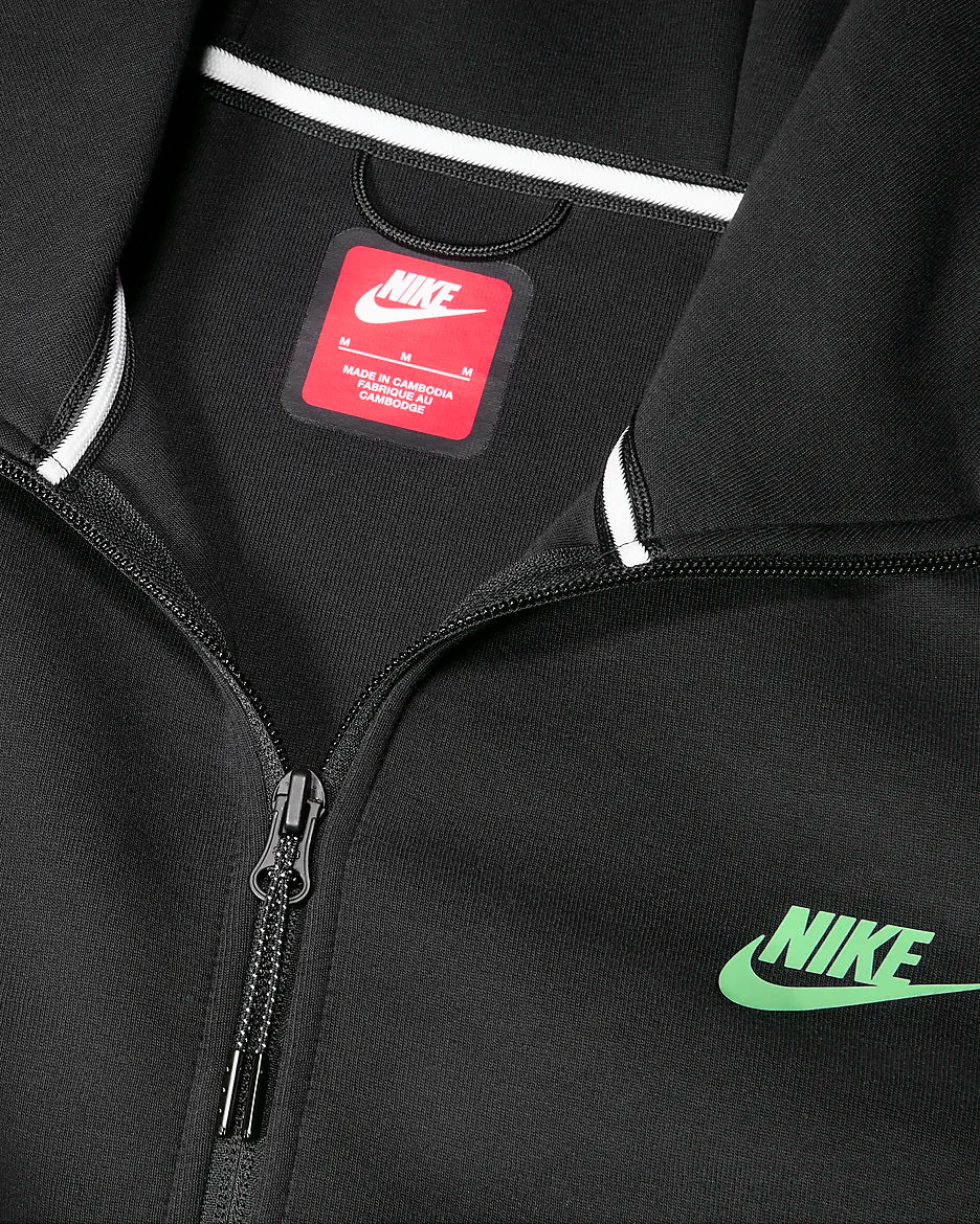 Nike Tech Windruner - Noir/Anthracite/Green Strike