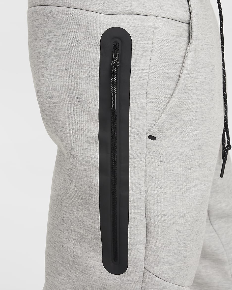 Nike Tech jogging en tissu Fleece - Dark Grey Heather/Noir