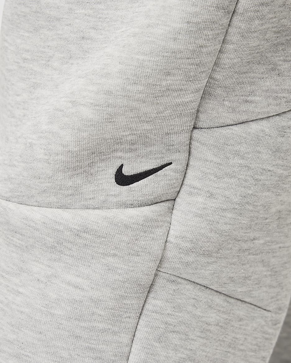 Nike Tech jogging en tissu Fleece - Dark Grey Heather/Noir