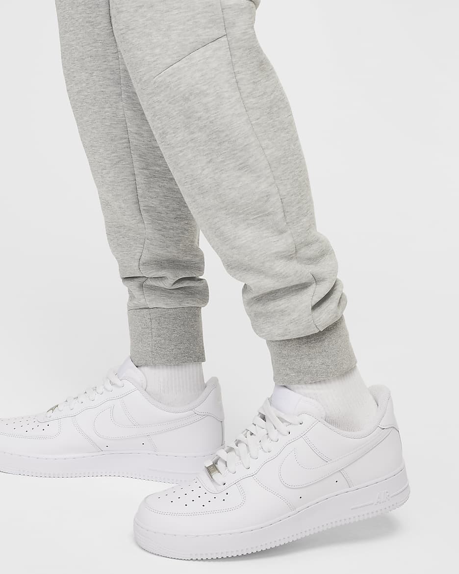 Nike Tech jogging en tissu Fleece - Dark Grey Heather/Noir