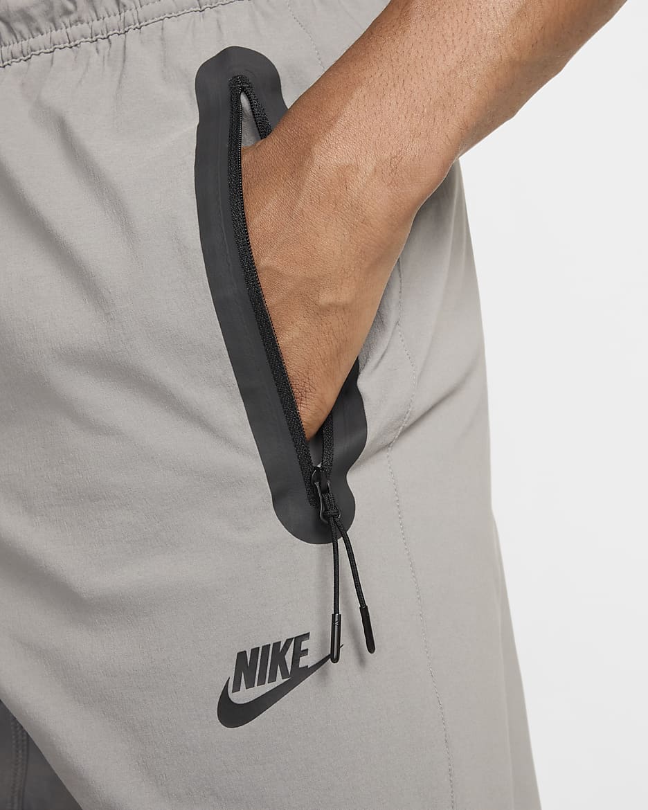 Nike Tech Pantalon tissé - Flat Pewter/Noir