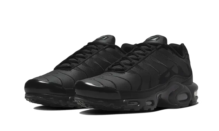 Nike® Air Max Plus Triple Black Leather