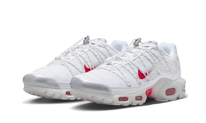 Nike® Air Max Plus Utility White Silver Red