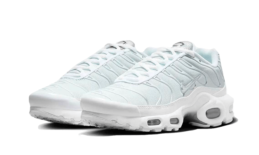 Nike® Air Max Plus White Metallic Silver