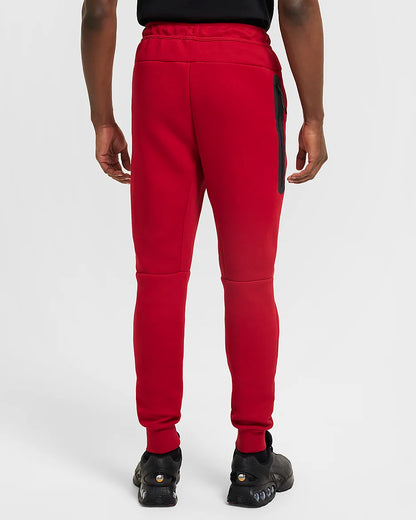Nike Tech jogging en tissu Fleece - Gym Red/Noir