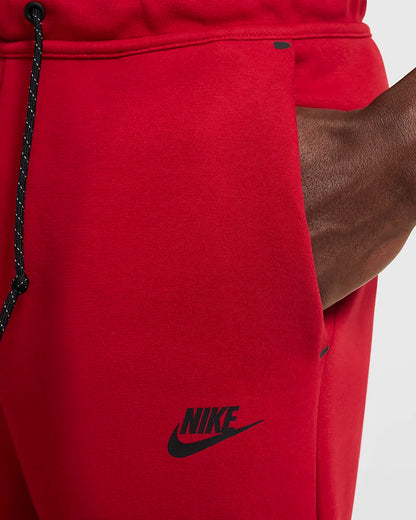 Nike Tech jogging en tissu Fleece - Gym Red/Noir