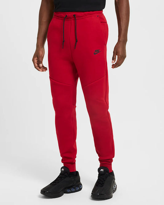 Nike Tech jogging en tissu Fleece - Gym Red/Noir