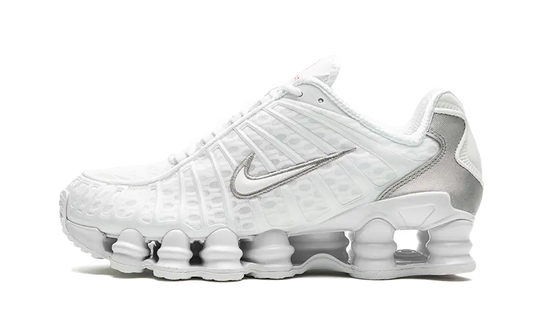 Nike® Shox Tl White Metallic Silver Max Orange